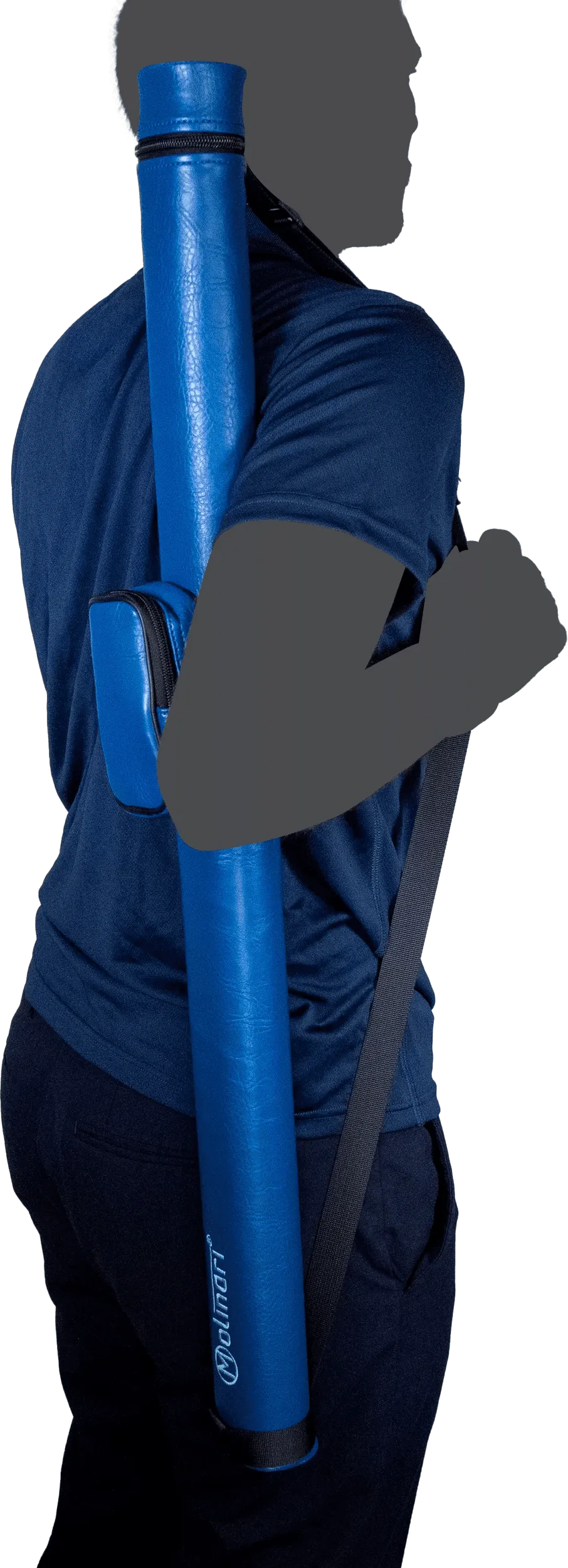 Molinari Retro Cue Tube Blue worn