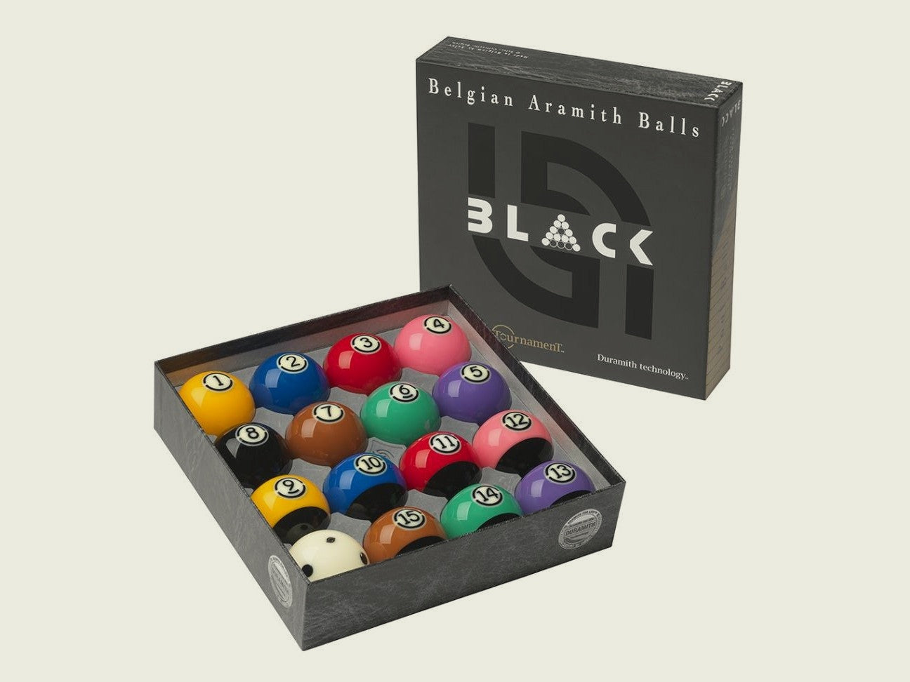 Aramith Black Ball Set
