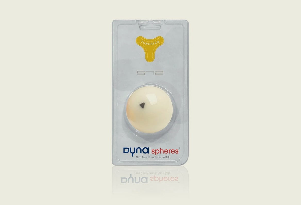 Cue-Ball Tungsten 57.2mm with 2 black triangles, sold per box of 6 pcs