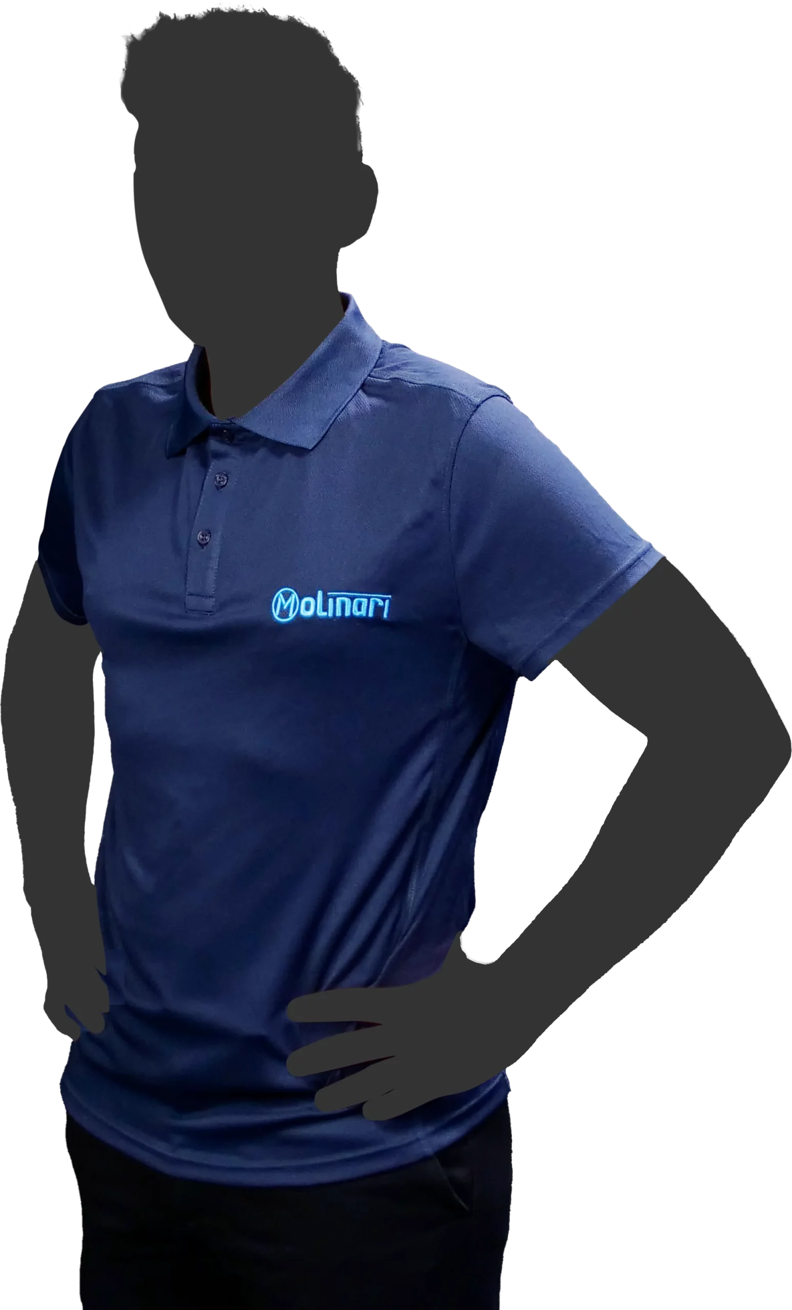 Molinari Dry Fit Polo Shirt Navy