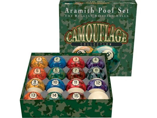 Aramith Camo Pool Ball Set