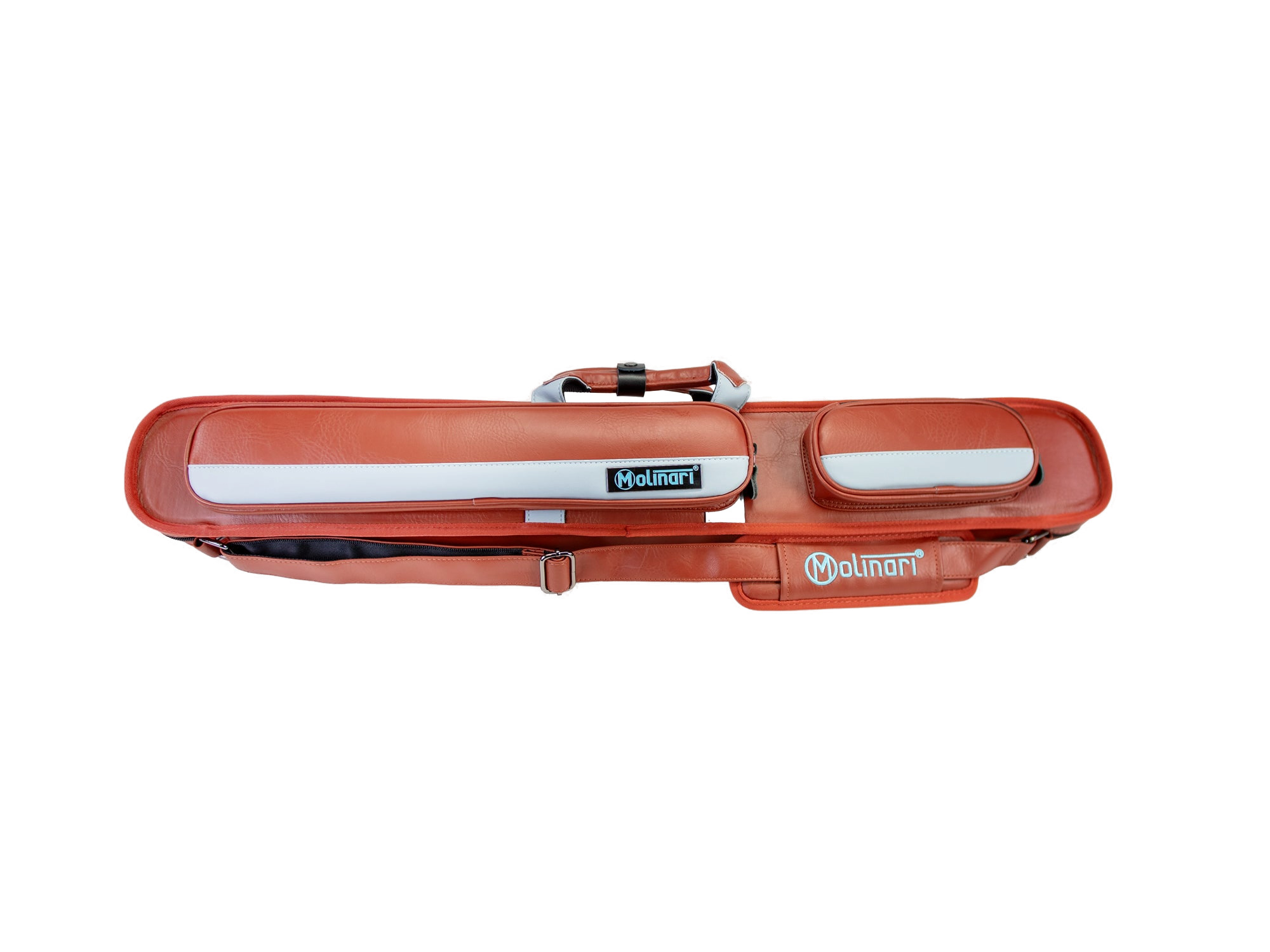 Molinari Retro Cue Bag 2B/4S Brown/Light Blue