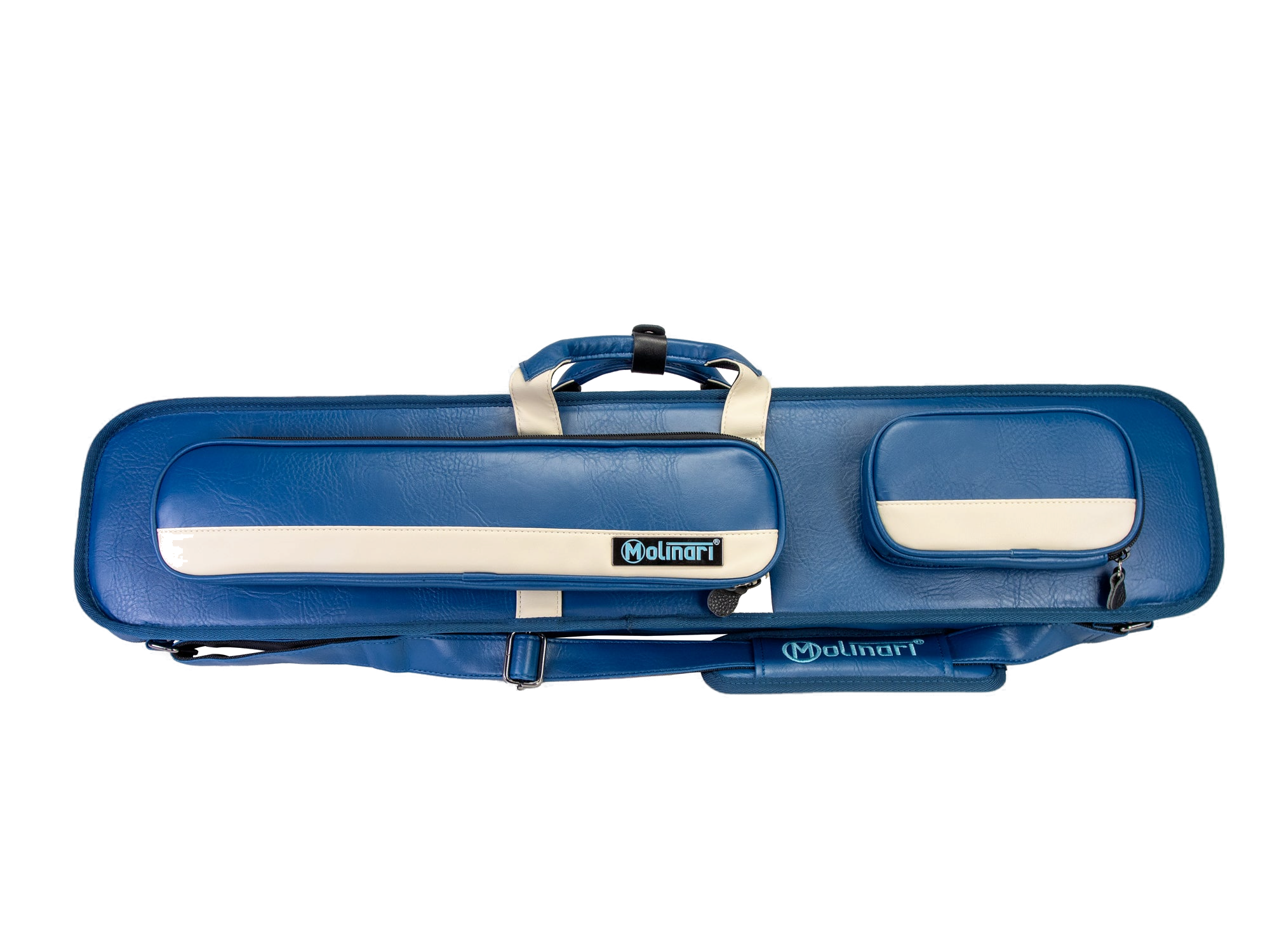 Molinari Retro Cue Bag 3B/6S Blue/Beige